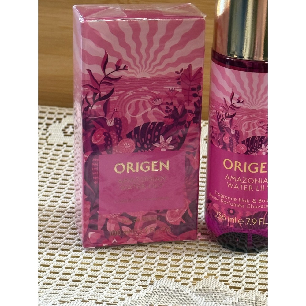 Origen Amazonian Water Lily Fresh Citrus Fragrance Hair & Body Mist - 236ml - Picture 3 of 7